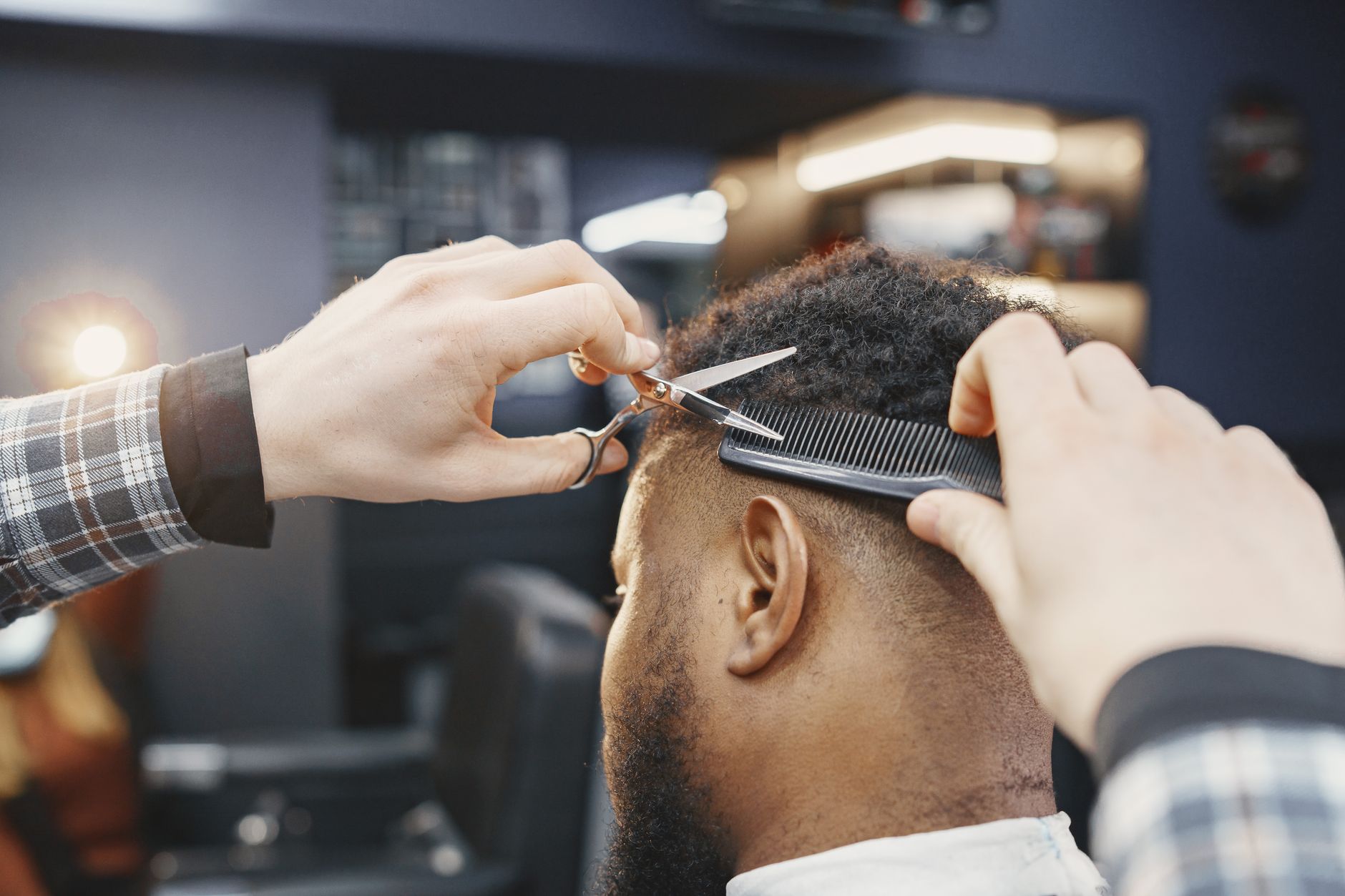 Corte masculino na Visionary Barber Shop